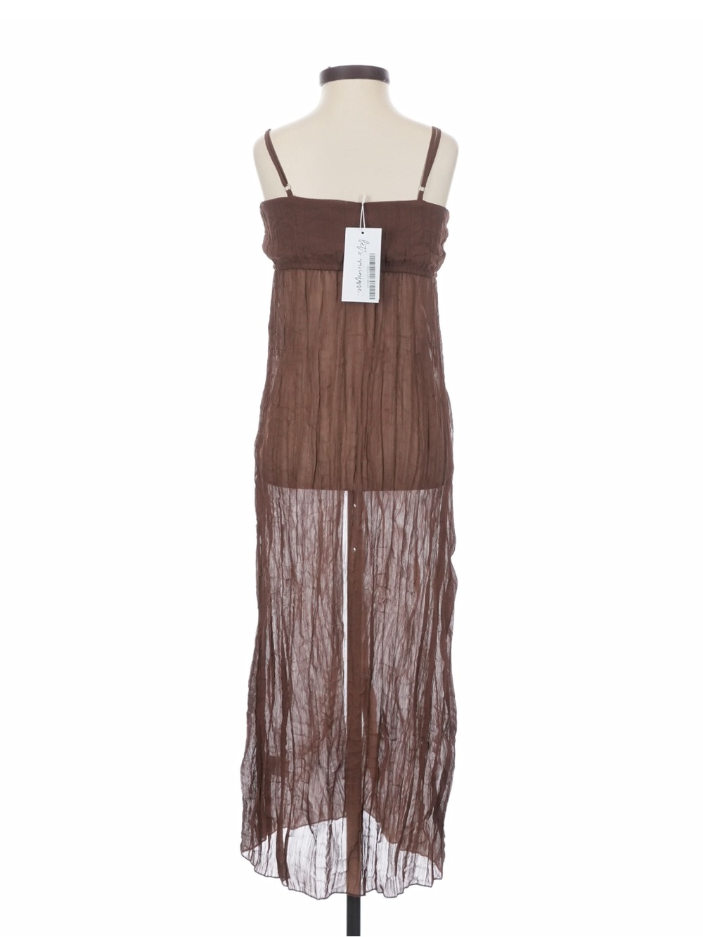 12th Tribe Mischa Brown Longline Cami Top in Brown - Size XS - Picture 10 of 14